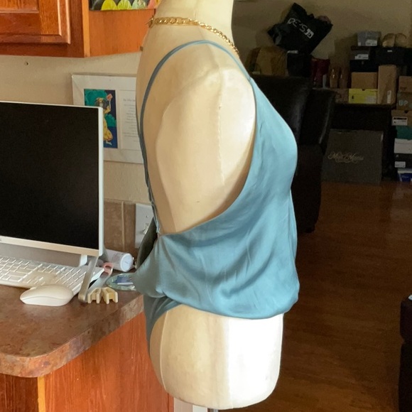 Sincerely Jules Blue Crossover Bodysuit in Sizes S, M, & L, NWT - Picture 5 of 16